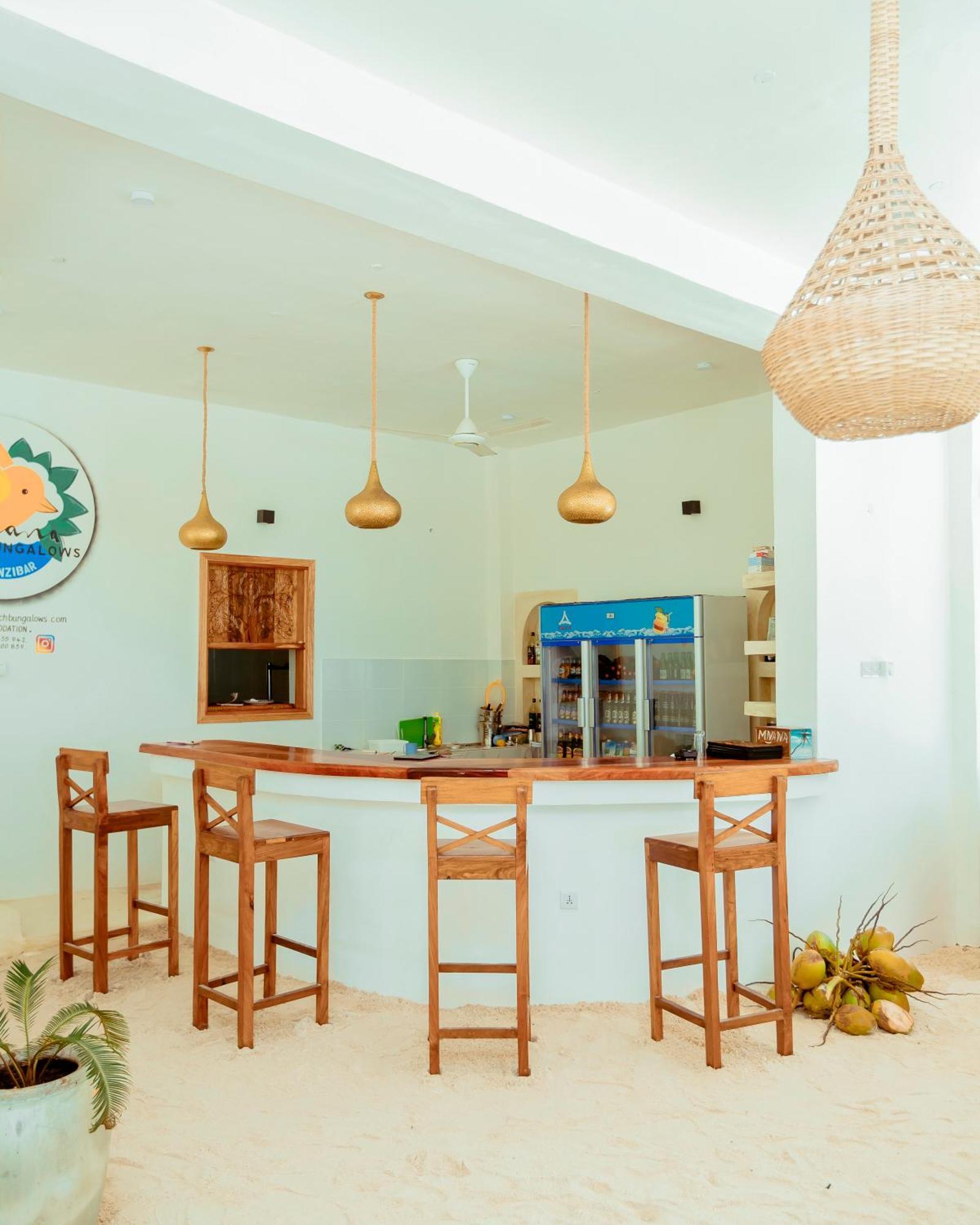 Mnana Beach Bungalows Làng Làng Pingwe Ngoại thất bức ảnh