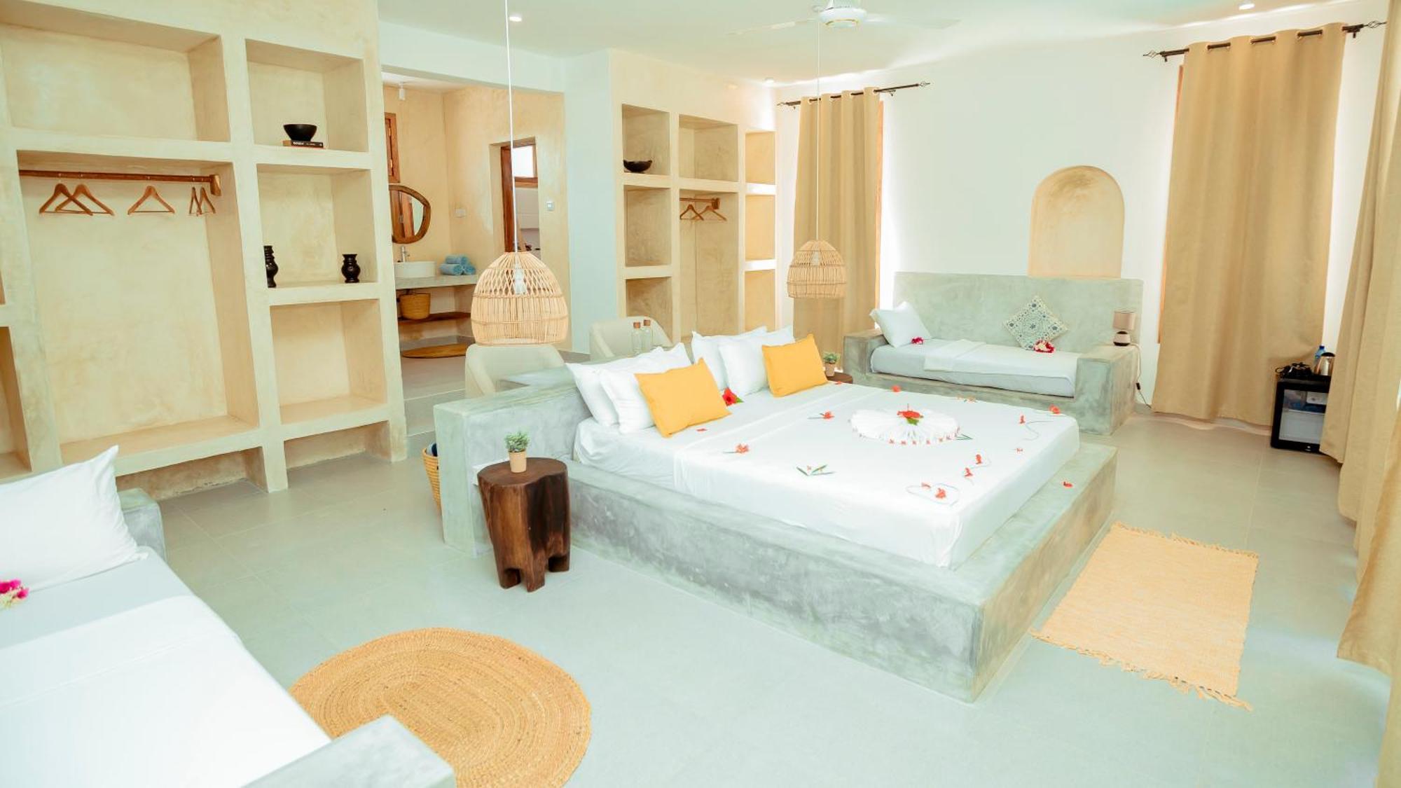 Mnana Beach Bungalows Làng Làng Pingwe Ngoại thất bức ảnh